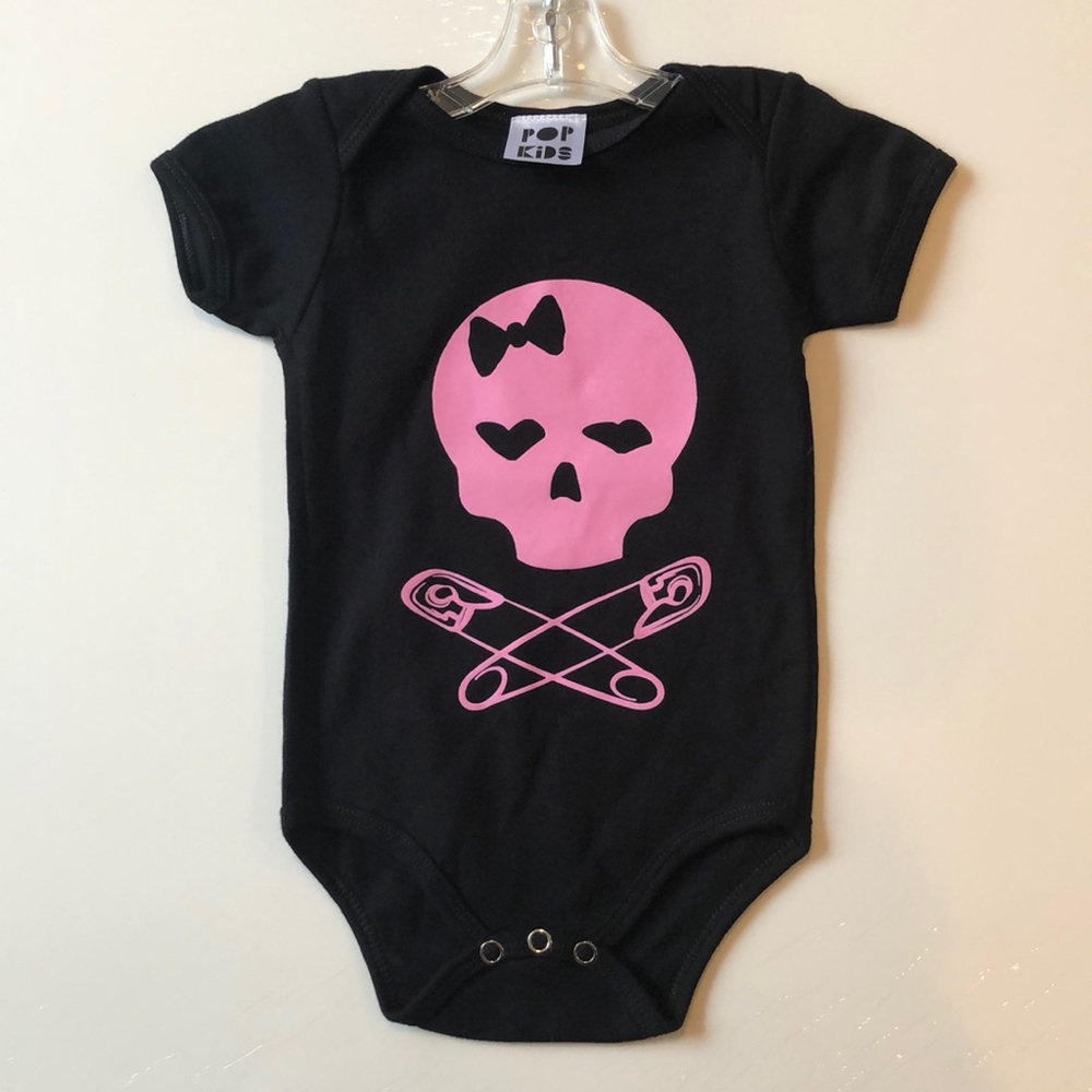 Pop Kids Girl Skull one-piece